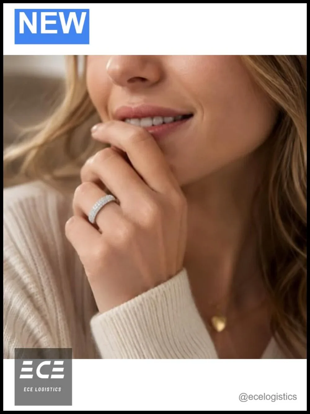 N/A elegant moissanite